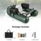 Camouflage Inflatable Fishing Float Tube with Adjustable Backrest and Storage Pockets